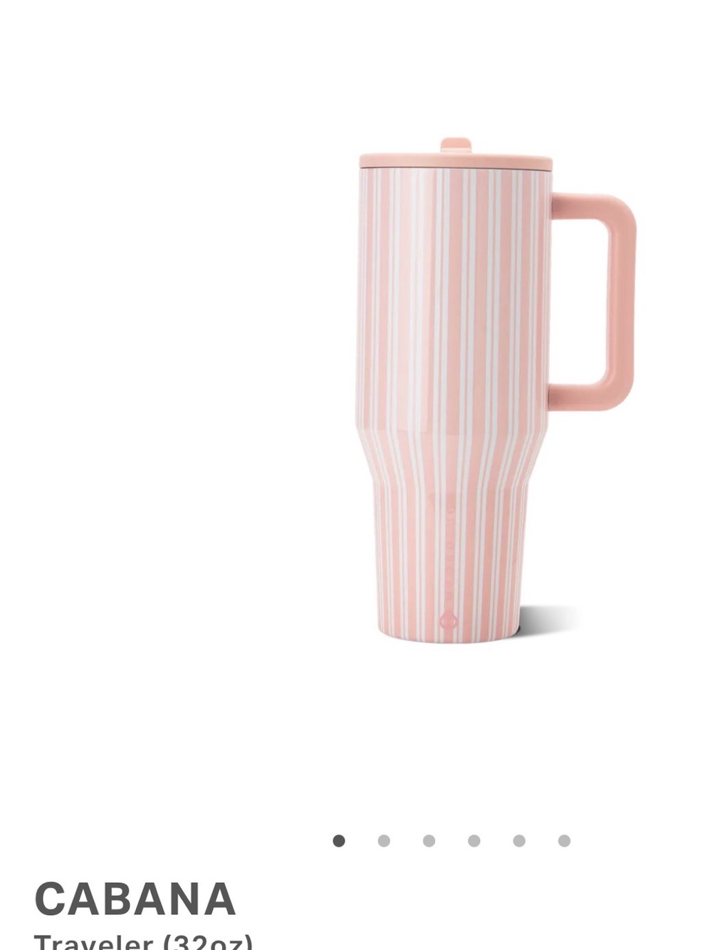 Kay x Hydro jug in Cabana 32oz Traveler Tumbler